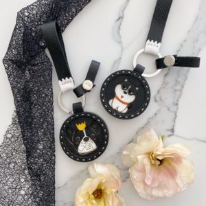 Handmade Dog Keychain