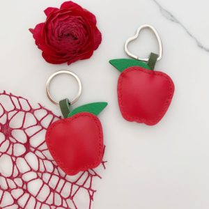Handmade Apple Keychain