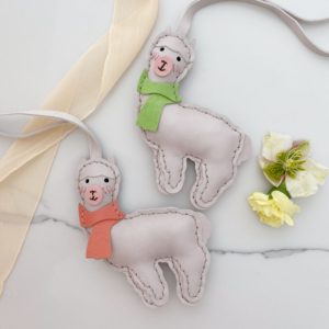 Handmade Llama Bag Charm