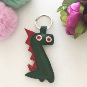 Handmade Dinosaur Keychain