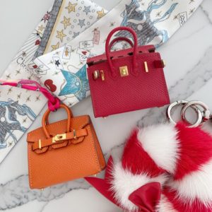 Handmade Micro Birkin Bag Charm