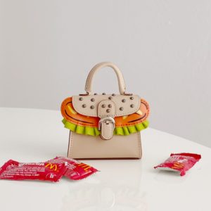 Handmade Micro Bag Charm - Hotdog