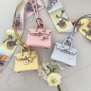 Handmade Micro Birkin Bag Charm