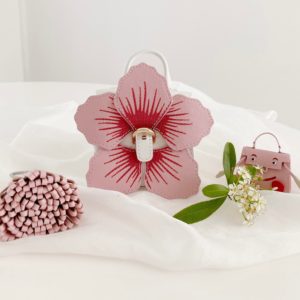 Handmade Micro Bag Charm - Cherry Blossoms