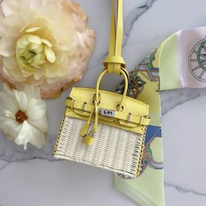 Handmade Micro picnic BK bag charm