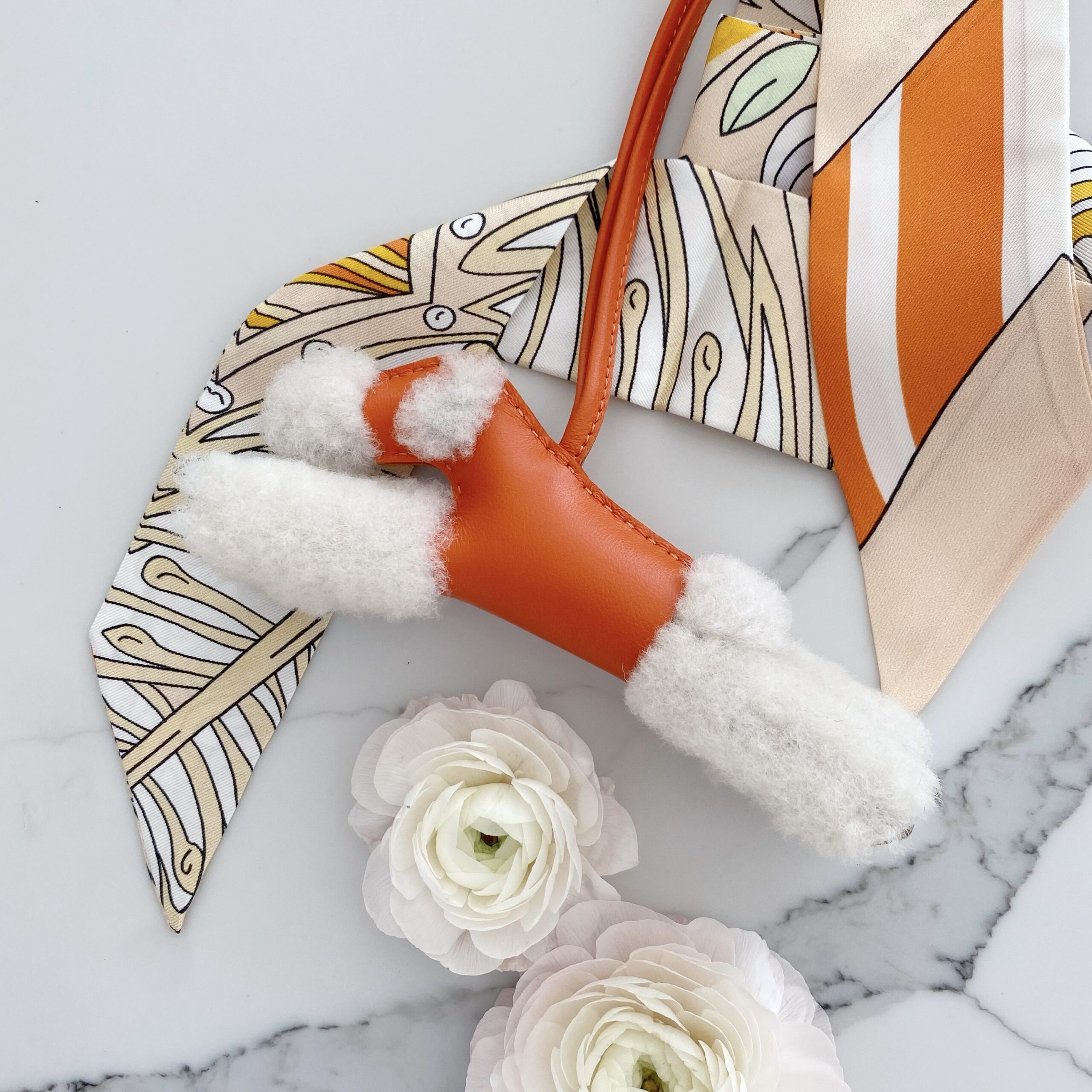 Handmade French Poodle Leather Bag Charm | Handmade Dog Bag Charm