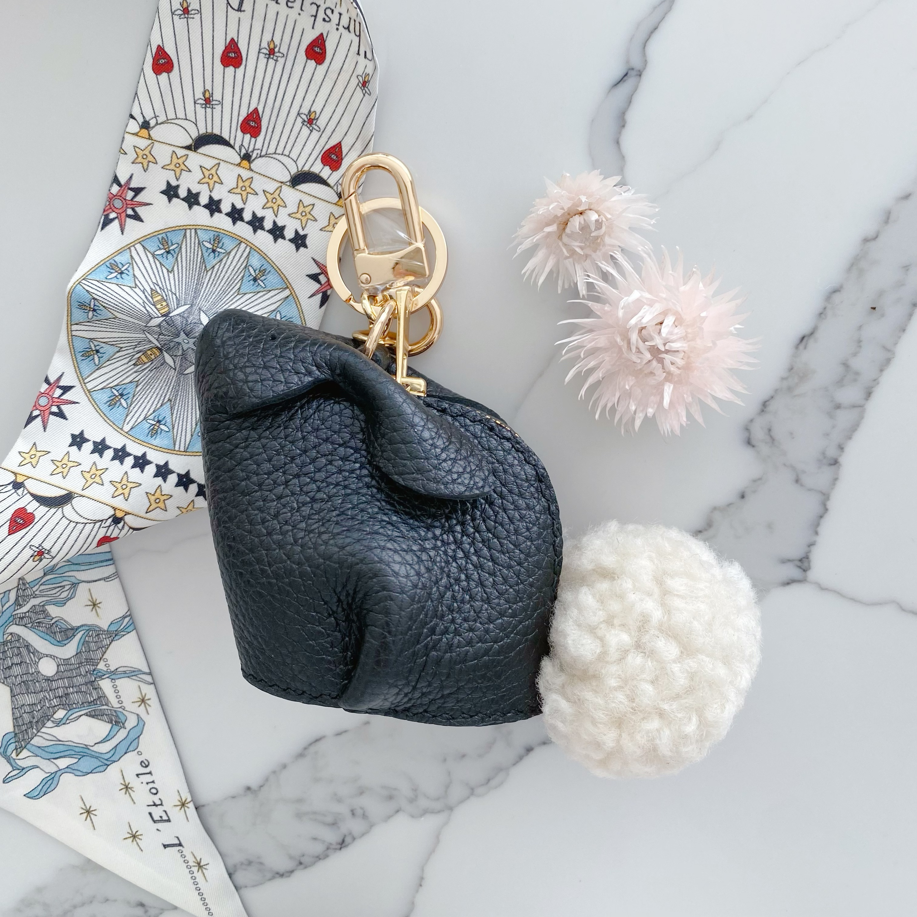 Handmade rabbit coin purse | bunny charm